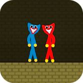 Red-And-Blue-Stickman-Huggy img